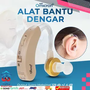 TaffOmicron Earphone Alat Bantu Dengar Hearing Aid - F-139