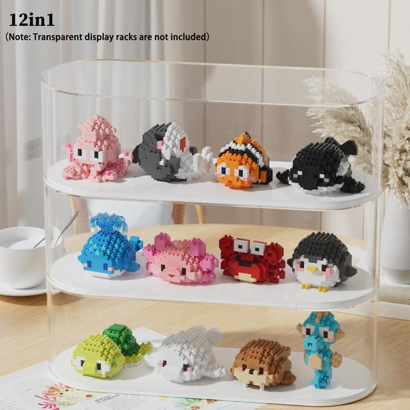 Product Introduction of Cute Animal Design Building Blocks, Mini Blocks Building Toy, Creative and Educational Building Blocks for Boys & Girls, Valentine's Day Gift, Gift for Her, Men's Gift 5