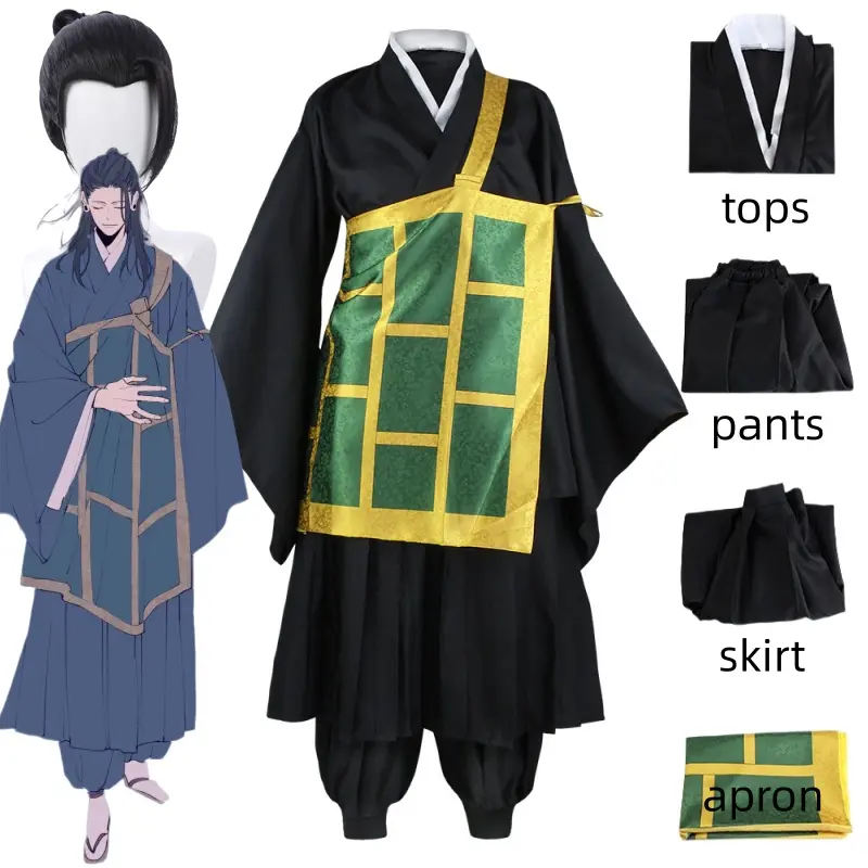 Bộ Anime Geto Suguru, Kimono, Quần, Váy, Tất Cosplay, Chủ Đề Jujutsu Kaisen, Hoàn Hảo Cho Giáng Sinh Và Halloween