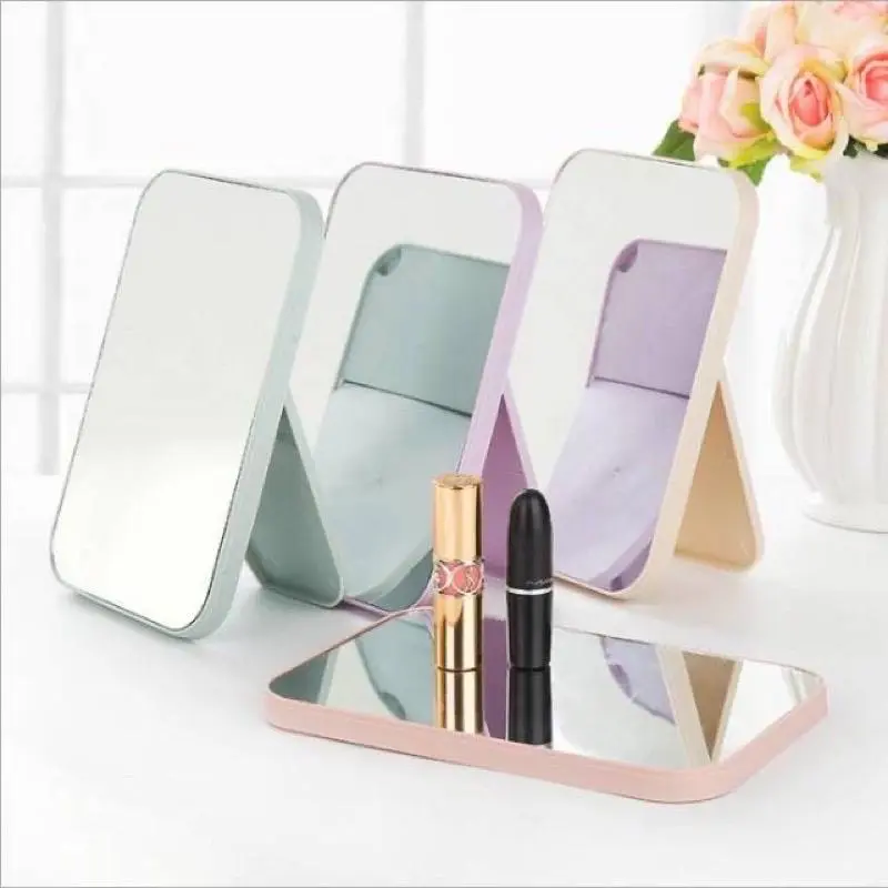 Cermin Kotak Lipat MAKE UP  / Kaca Rias Kotak Simple / Cermin Meja Lipat