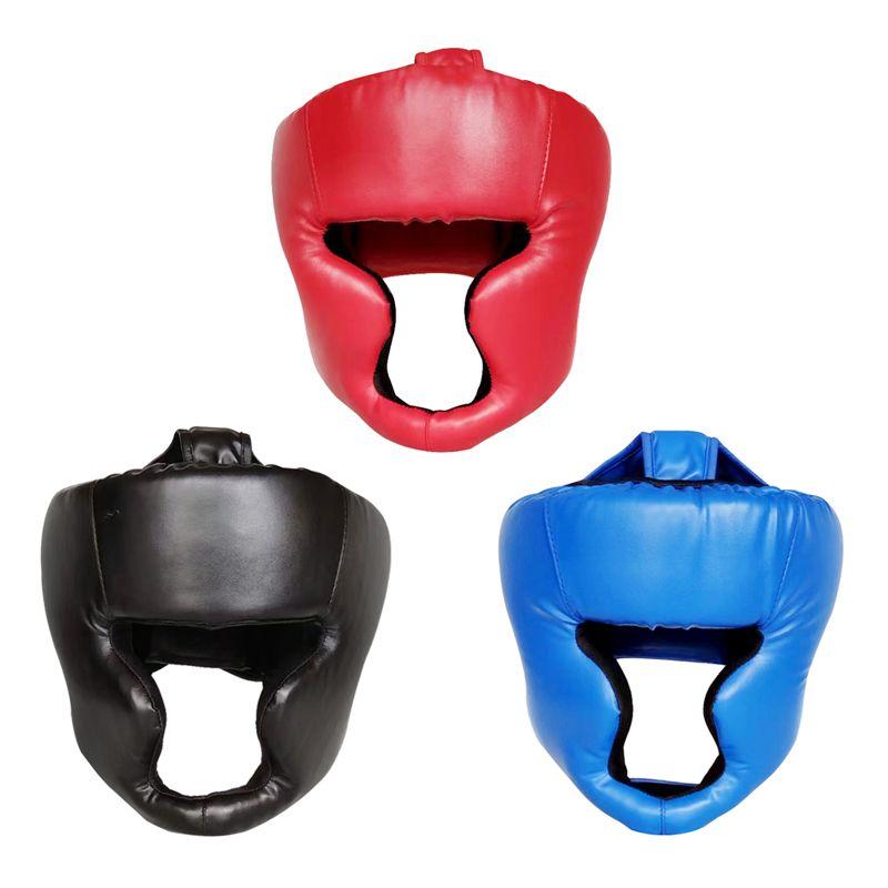 Boxing Helmet Adult Protective Gear Free Combat Head Protector Children's Muay Thai Taekwondo Head Thickening Training Fight Head Cover 0
