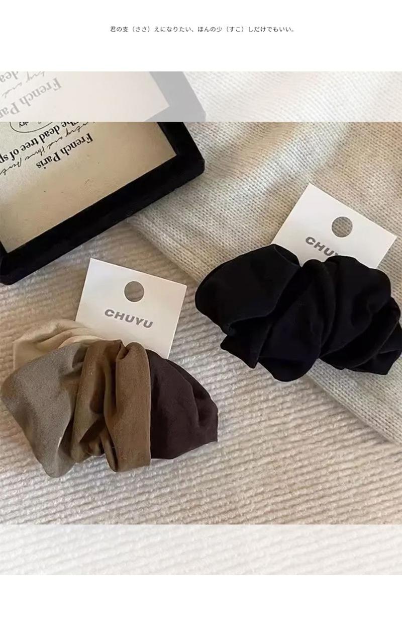 Product Introduction of Dây Cao Su, Cao Cấp, Dành Cho Nữ, Scrunchies, cài tóc, Dây Buộc Tóc Đuôi Ngựa Cao, Độ Đàn Hồi Cao, Siêu Rộng, Mặt Nạ Da, Dây Buộc Tóc, 025, 2 Miếng Hàng Mới Về Women 6