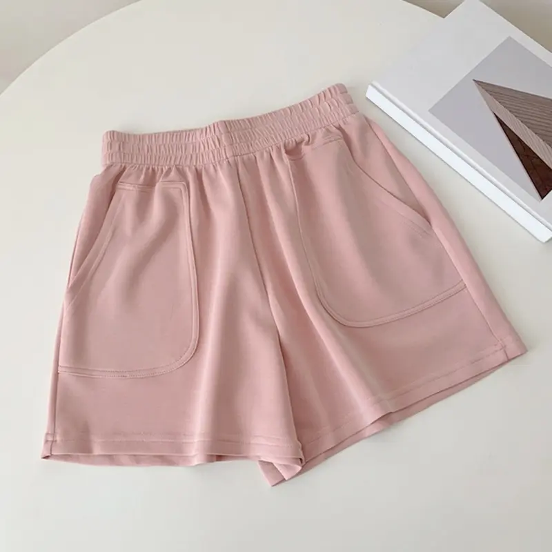 Quần Soóc Nữ Mùa Hè, Qnfwgsy, Cạp Cao Co Giãn, Dáng Rộng Rãi Và Thường Ngày, Dài Trên Đầu Gối, Có Túi, Thích Hợp Chạy Bộ, Mặc Nhà Và Trang Phục Thường Ngày Quần Ngắn, Quần Soóc Ngủ 3