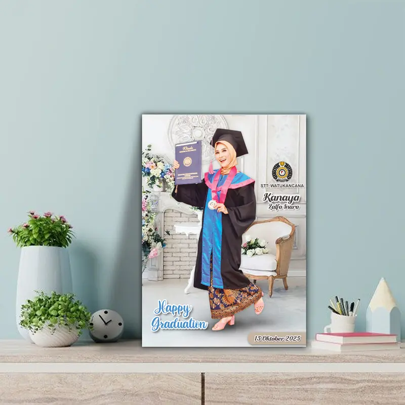 Cetak Foto 20R (30x40) plus bingkai MDF 2
