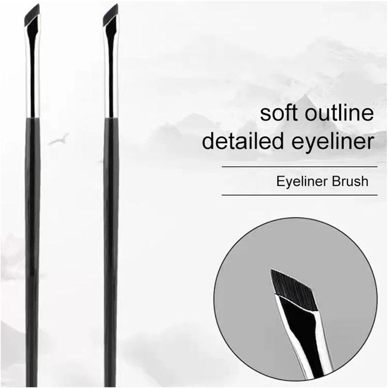Product Introduction of Flat Eyebrow Brush Upgrade Eyeliner Brush Ultra Thin Eyebrow Makeup Flat Brush Brush Place G3T9 30