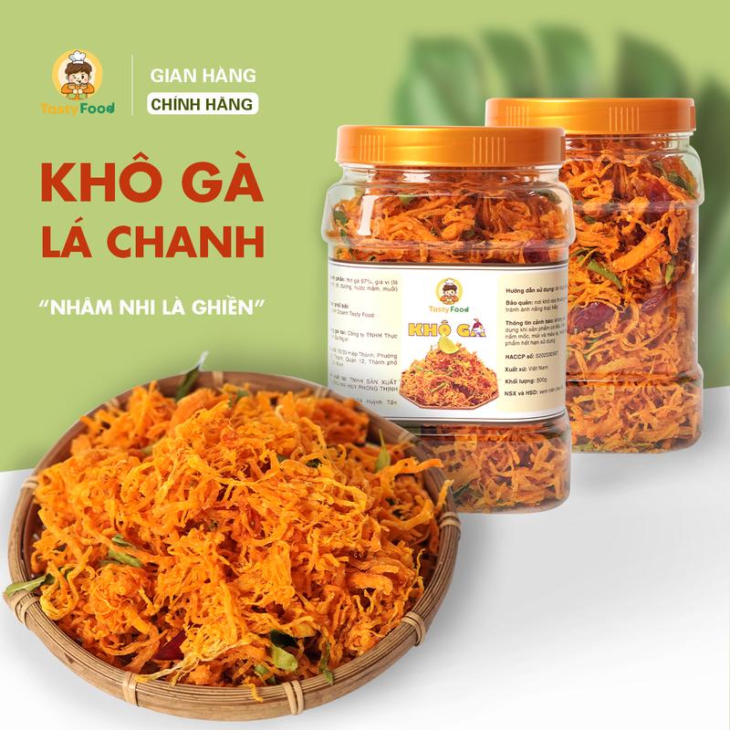 Khô Gà Lá Chanh Mềm Cô Ba Tasty - 500g/1kg - SP001
