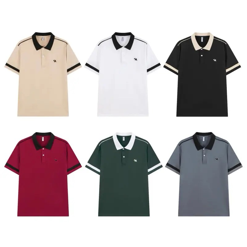 Áo Polo Nam Nữ Thêu Hoạ Tiết Cổ Bẻ Phối Viền Tay Trẻ Trung Cotton Cá Sấu Cao Cấp Co Giãn 4 Chiều
