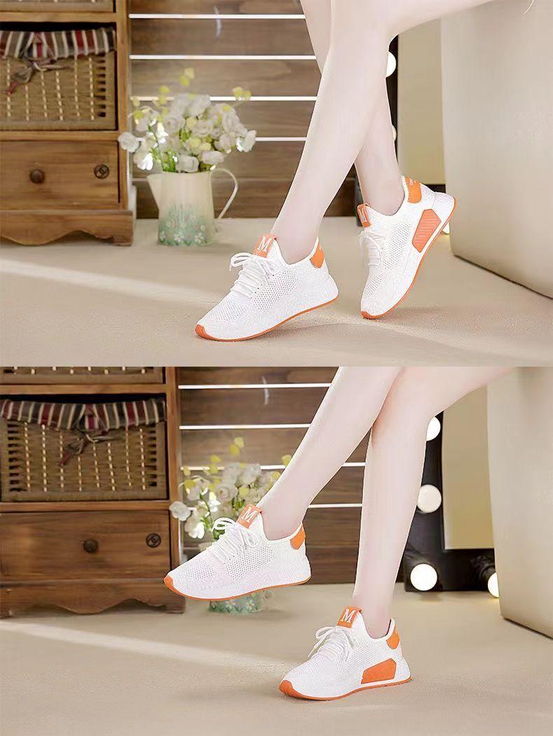 Product Introduction of Giày Khiêu Vũ, Giày Nữ, Giày Trắng, Thoáng Khí Và Thoải Mái, Thích Hợp Cho Mẹ, Đế Bằng, Chống Trượt, Bề Mặt Lưới, Dễ Phối Đồ, Năm 2024 5