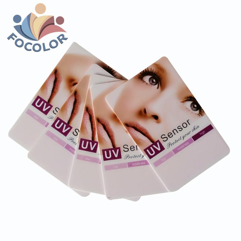 Product Introduction of UV Test Card, Premium UV-C Test Card For Ultraviolet Radiation, UV Detection Stickers，PVC Plastic UV Card For UVB UVC Test 23