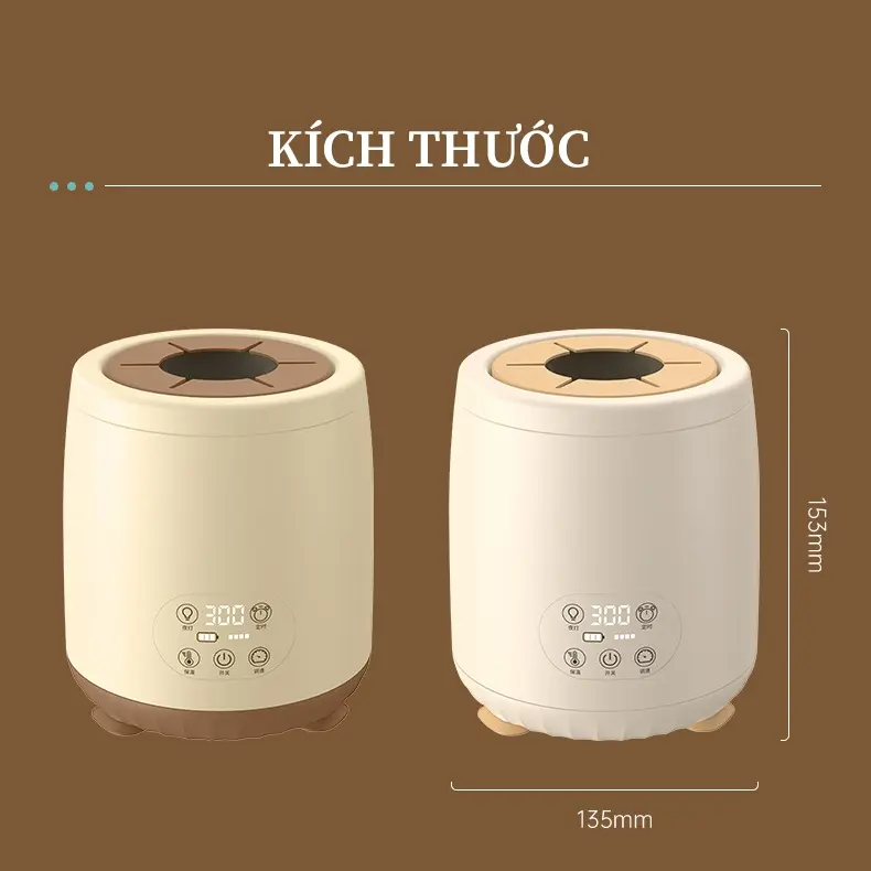 Máy Hâm Sữa Đa Năng Cho Bé-Máy Lắc Sữa Bột Tự Động Chống Vón Cục,Có Chế Độ Hâm Sữa 45°C Tích Hợp Đèn Ngủ Tiện Lợi 8
