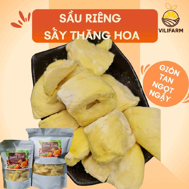 SẦU RIÊNG SẤY THĂNG HOA KHÔNG ĐƯỜNG Snack