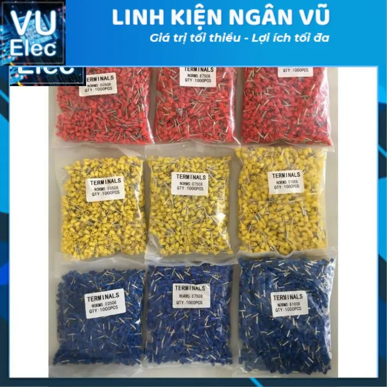 Đầu COS E7508 Đỏ, Vàng, Xanh Dương (10 con)
