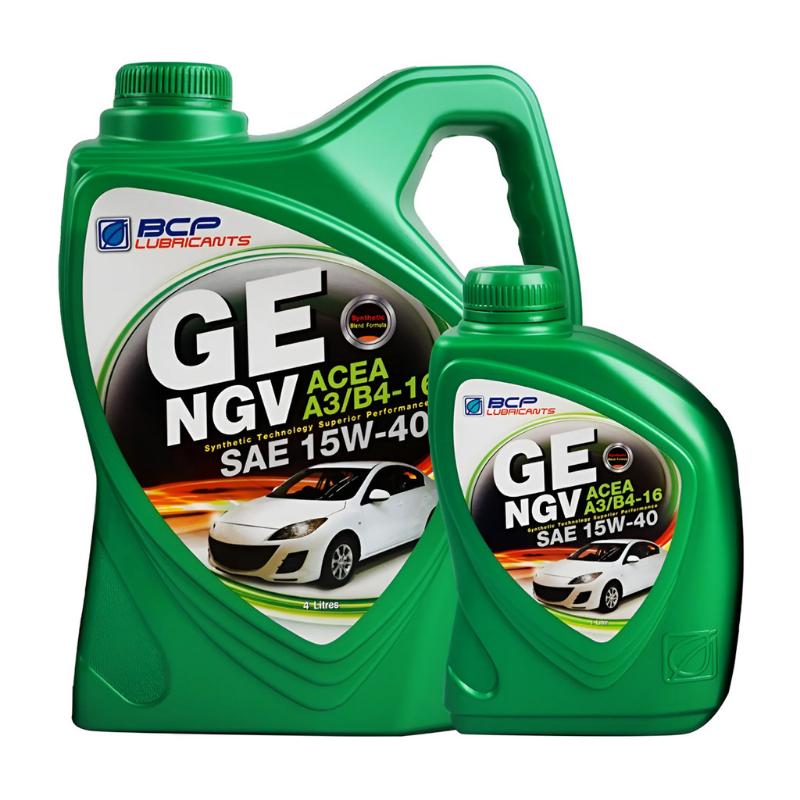 น้ำมันเครื่องกึ่งเคราะห์ บางจาก จีอี NGV SAE 15W-40 ขนาด 4L+1L และ ขนาด 1 ลิตร คําแนะนําการขายที่ร้อ