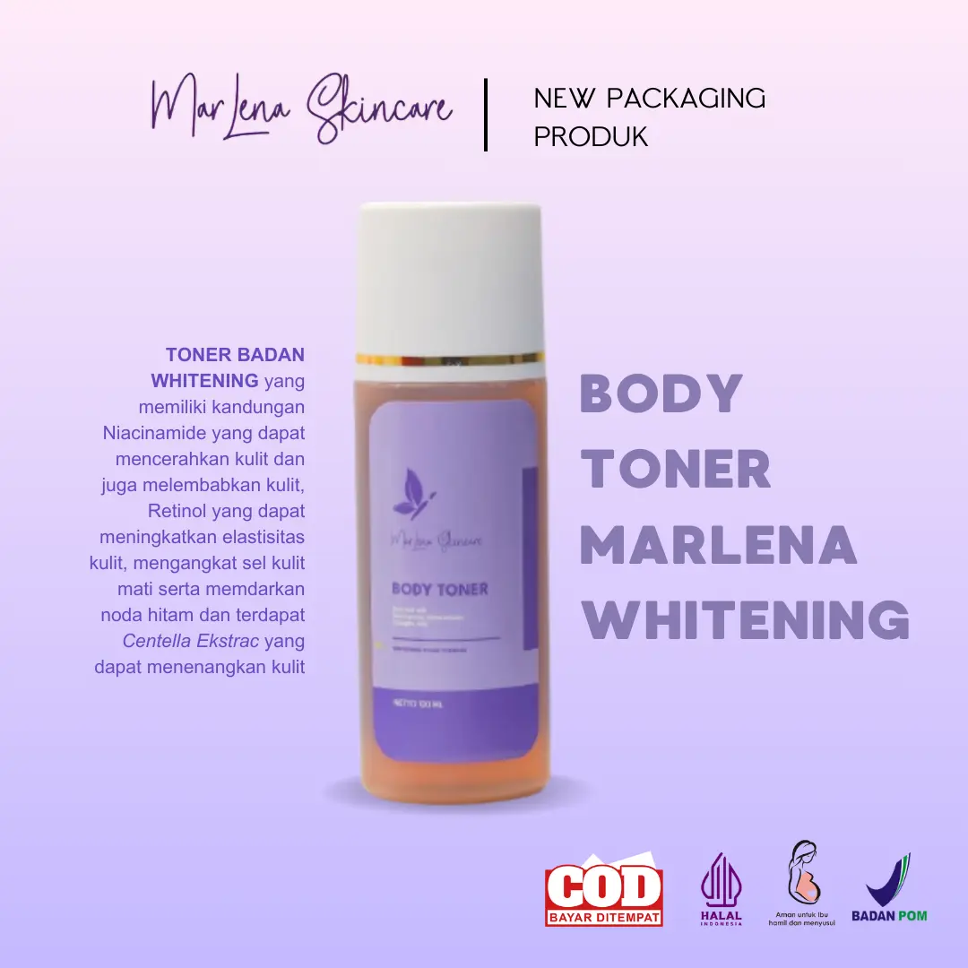 TONER BADAN MARLENA BPOM TONER BADAN DNA SALMON