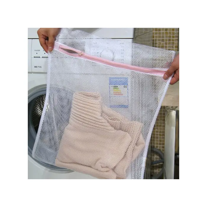 Tempat Baju Kotor Laundry Bag Net Zipper Resleting Kantong Mesin Cuci Pakaian Tas 4