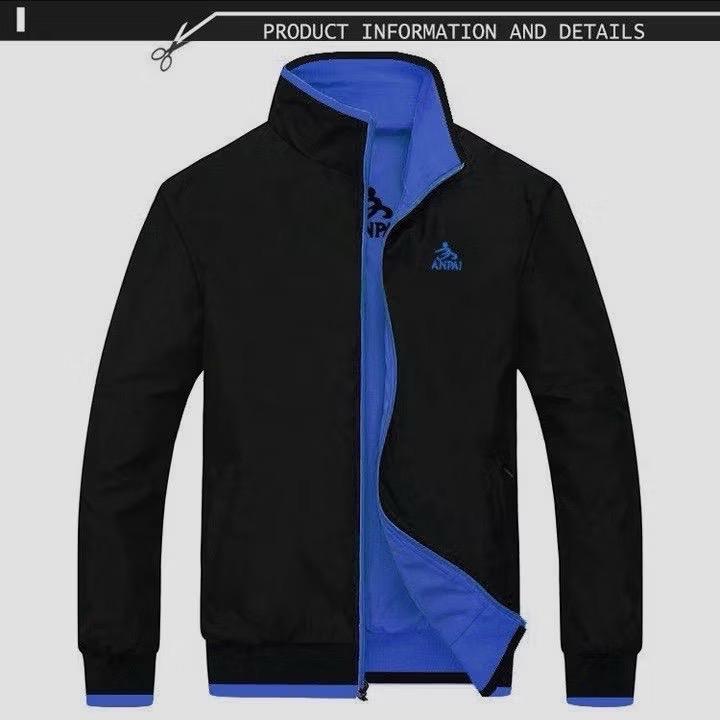 Áo Khoác Zip 2 mặt cổ cao cấp Nam phù hợp chống nắng Menswear Jacket 1