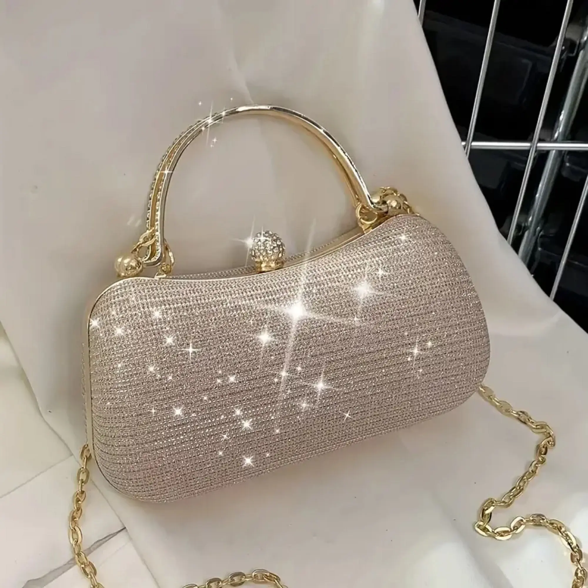4053 TAS SELEMPANG PESTA CLUTCH BAG MEWAH ELEGAN TAS WEDDING WANITA