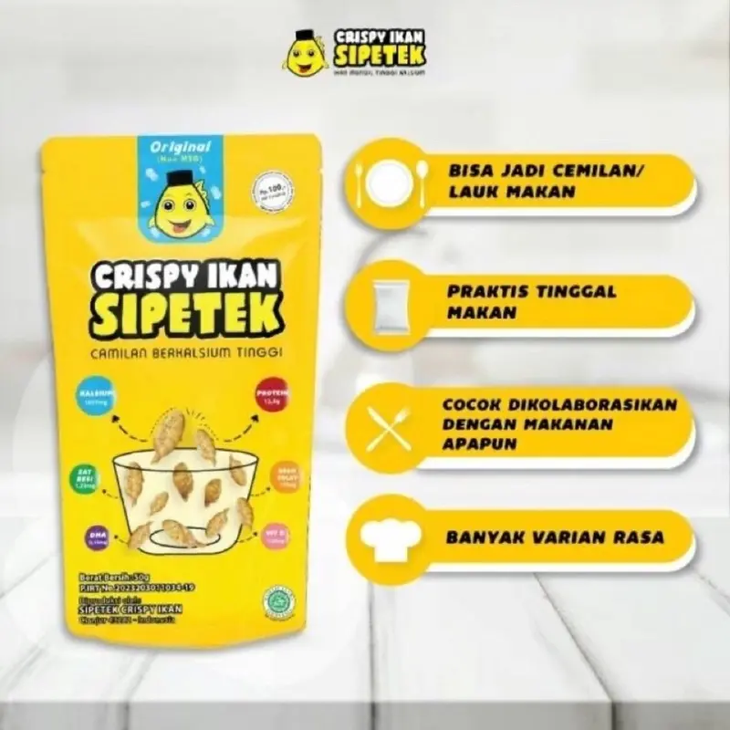 Crispy Ikan Sipetek | Ikan Mungil Tinggi Kalsium 3