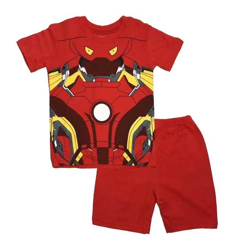 Product Introduction of Quần Áo Trẻ Em, Người Nhện Hoạt Hình Marvel, Bộ Đồ Dài Tay Áo, Đồ Ngủ Batman, Đội Mỹ, Đồ Lót Dài, Người Sắt 12