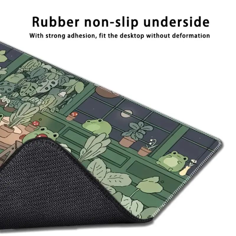 Cartoon Frog Pattern Mouse Pad, 1 Count Non-slip Washable Rubber Mouse Pad, Gaming Mouse Pad, Computer Keyboard Pad, Desktop Decorative Mouse Mat for Home Office 8