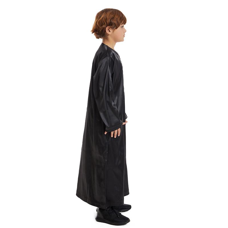 Product Introduction of Middle East Dubai Southeast Asia Children's Robe Children's Boys Robe Spot New Th880 Comfortable Hot Sale 14