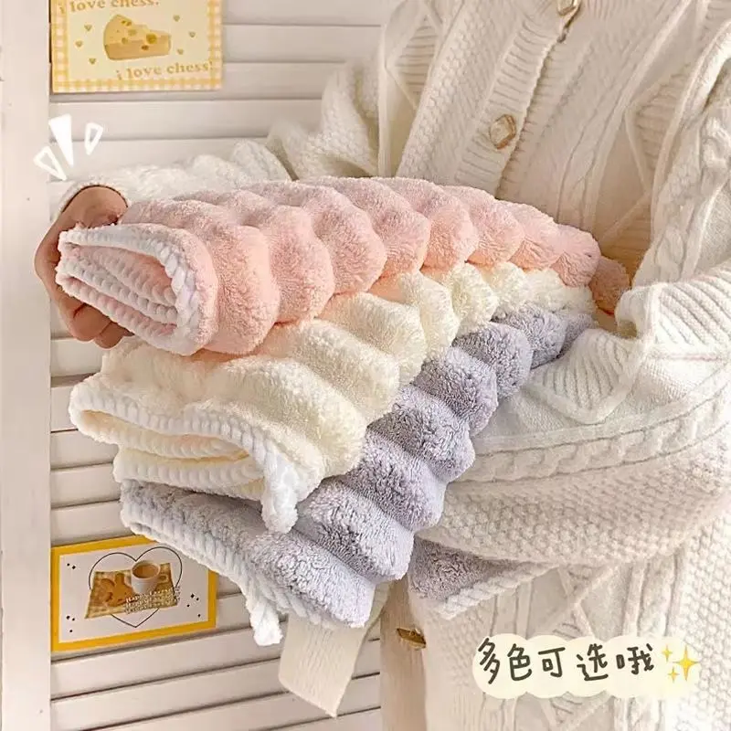 Tuala Bulu Karang, untuk Kanak-kanak Perempuan, Sapu Tangan Pembersih Muka, Mandi, Tebal, Penyerap Rambut, Bebas Lint, Diperbuat daripada Kapas Tulen, Sesuai untuk Kegunaan Isi Rumah, Tuala Muka, Nisbah Kapas Tulen