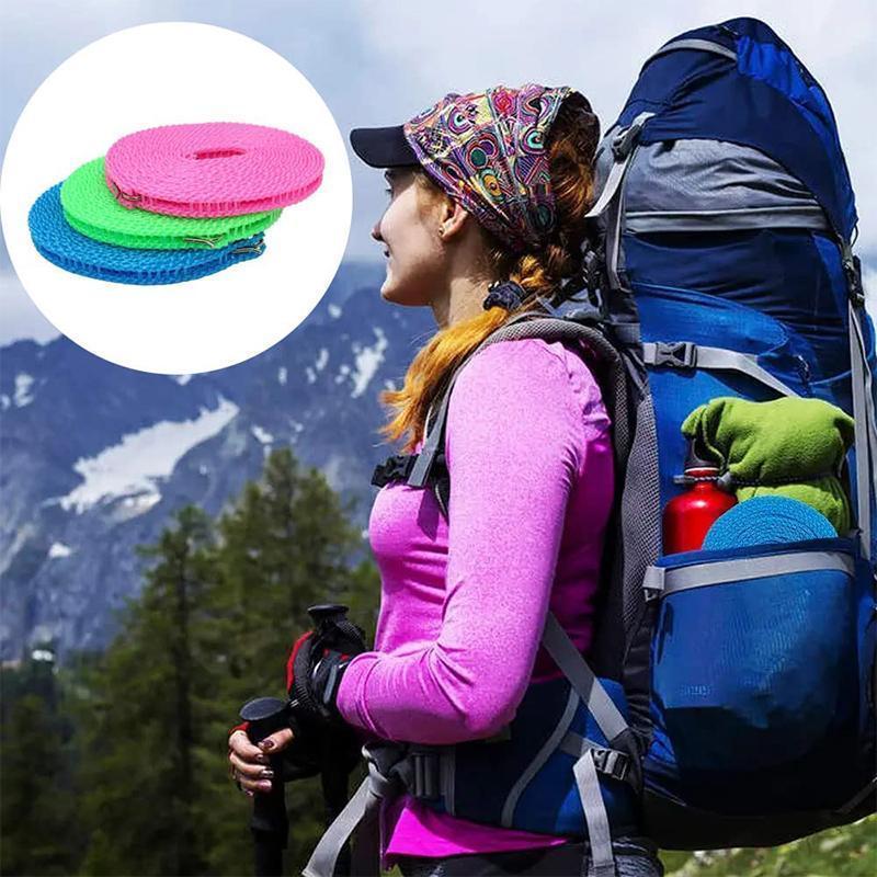 5M Washing Line, Nylon Washing Line, Outdoor Washing Line, Camping Washing Line, Exterior Washing Line FüR Indoor- Und Outdoor-CampingbüGel, 5