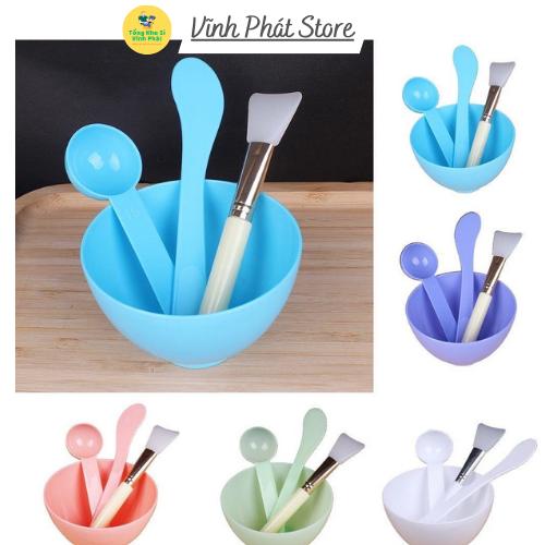 Dụng cụ Skincare  trộn đắp mặt nạ, trộn kem nền , bát trộn bột mặt nạ siêu rẻ , bền, đẹp cho Nữ 008946