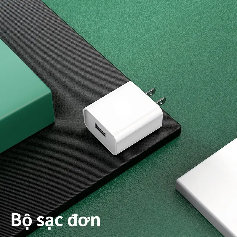 Củ sạc C81 sạc nhanh 2.1A 1 cổng sạc USB chất liệu PVC an toàn dành cho iPhone Samsung Huawei Xiaomi Oppo Phụ Kiện 3
