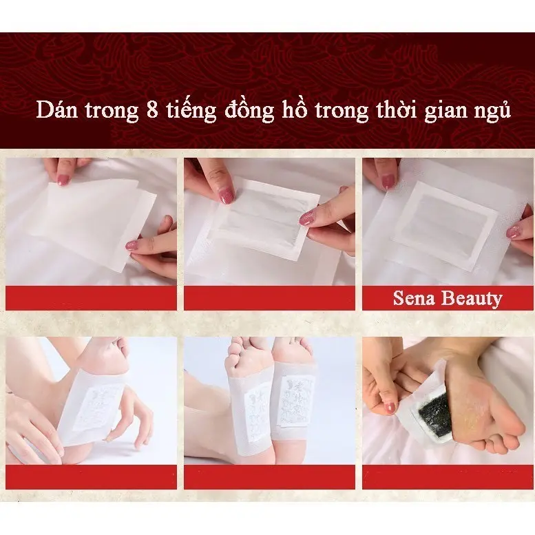 [FreeShip Từ 2 Hộp ] Hộp 50 miếng dán ngãi cứu Ông Lão dán lòng bàn chân, mặt nạ chân.. 4