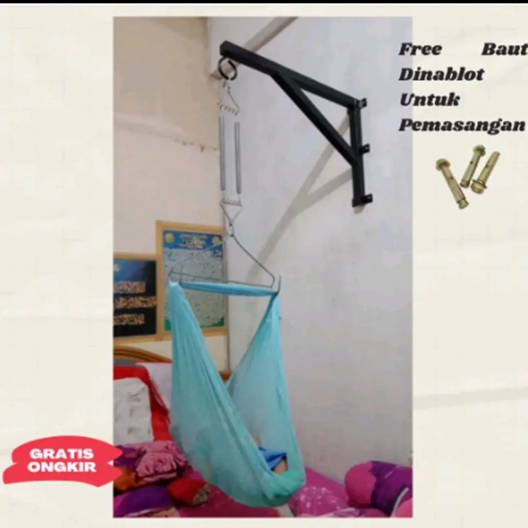 Besi Gantungan Ayunan Bayi Panjang 50 Cm
