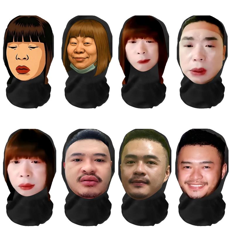 Mặt Nạ Hóa Trang Hồng Tỷ Đeo Đi Chơi Trung Thu Đi Halloween Cực Đẹp Troll Vui Vẻ