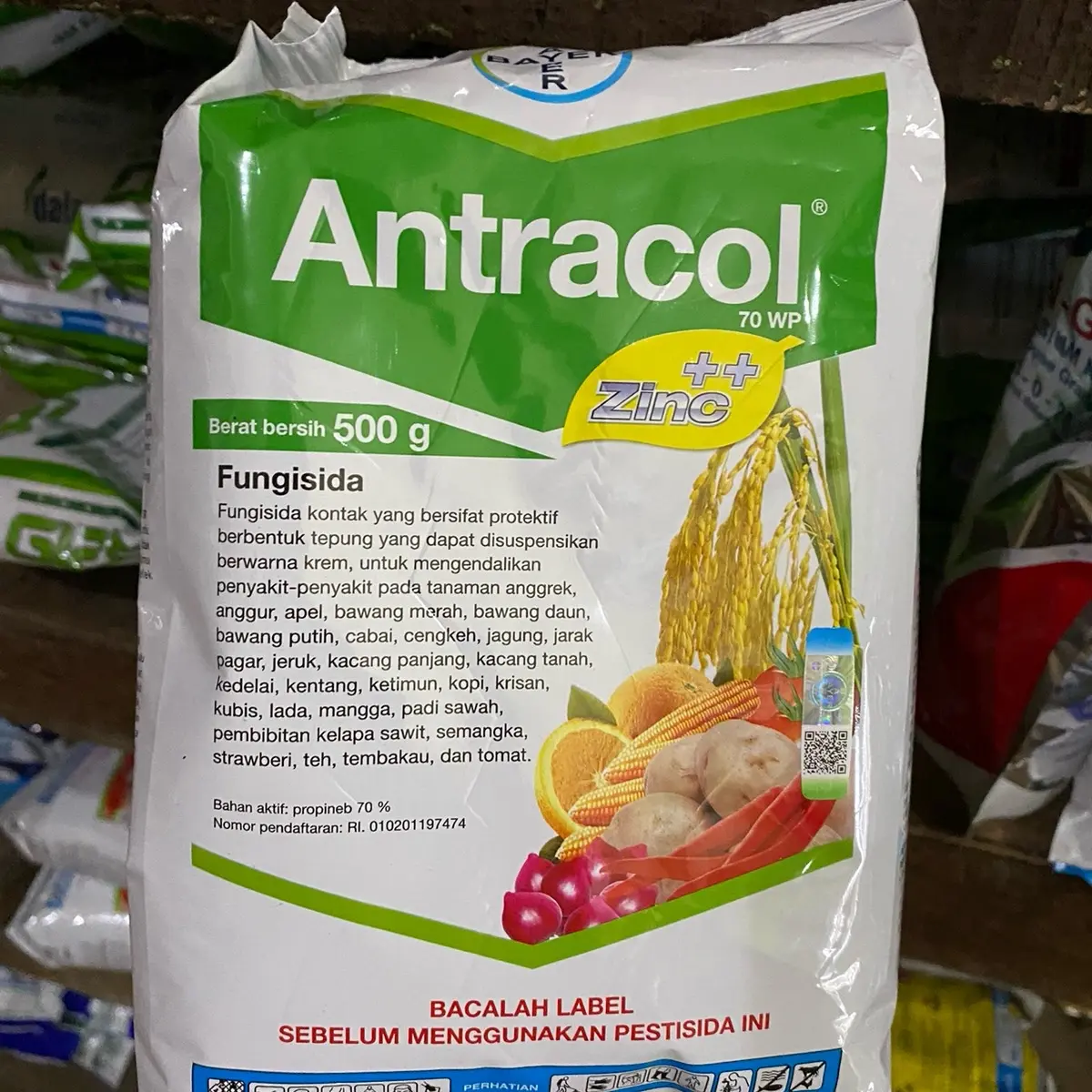 Fungisida antracol 70WP isi 500 gram
