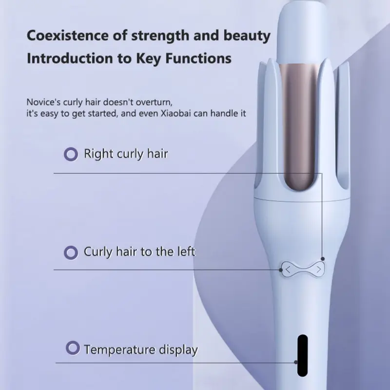 MAIMEITE Catokan Rambut Ceramics 32mm catok curly otomatis Curly Rambut Curling Iron Ion negatif hair curle 4