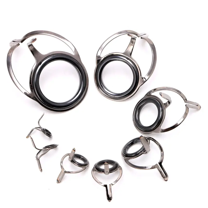 Phụ Kiện Câu Cá 6 # -30 #, Bộ Dụng Cụ Sửa Chữa Dây Chuyền, Hướng Dẫn Mắt, Hướng Dẫn Cần Câu, Đầu, Vòng Mắt, Vòng Tròn Bằng Thép Không Gỉ 1