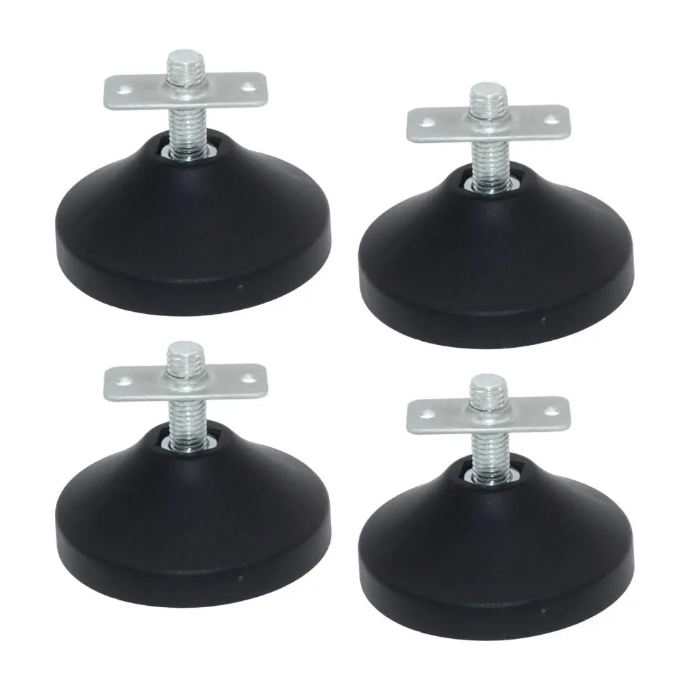 4 Pieces Pool Table Leveling Riser Game Table Heavy Duty Foot Pad Billiard/Pool Table Leg Leveler Adjustable Table Foot Part