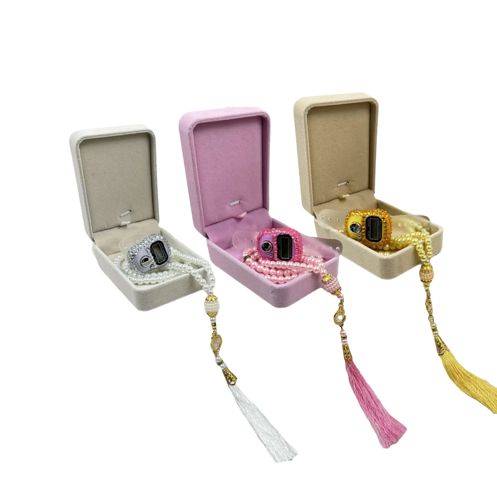 2025 Three Piece Rosary Counter Box Prayer Counting Gift 6mm 99pcs