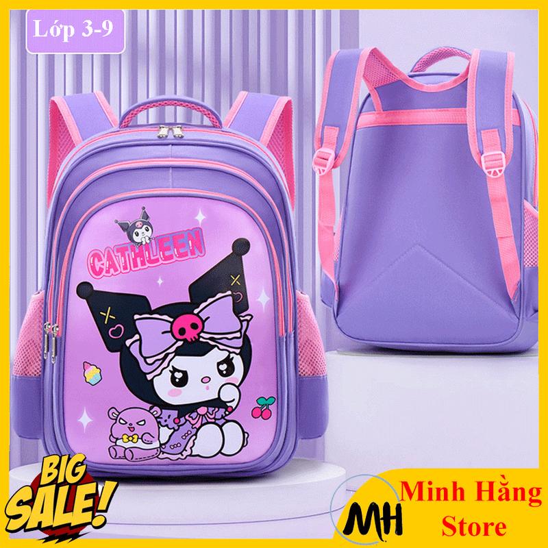   LOẠI 1-SALE 50%  Ba Lô Đi Học Chống Thấm Nước Kiểu Dáng Dễ Thương Cho Bé Gái BÉ TRAI Tiểu Học-trung học balo cặp sách công chúa phi hành gia kuromi melody dễ thương 