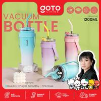 Gambar [COD] Goto Living X Mak San Firo Tumbler Vacuum Stainless Tahan Panas Dingin Botol Minum 12L #CR - PINK ROSE dari Goto Living Kota Tangerang 1 Tokopedia