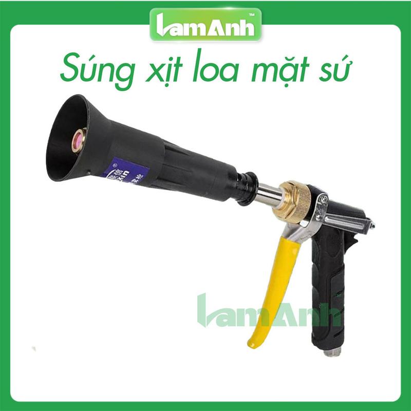 Sung Xịt Loa Đen 30cm Mặt Sứ dùng tưới cây phun thuốc sâu rửa xe khử trùng Hiệu TAIWAN Hàng Loại 1 Siêu Bền - Lam Anh