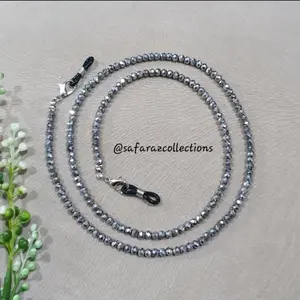 Tali Kacamata Kristal / Kalung Masker 4mm Crystal Glasses Shop