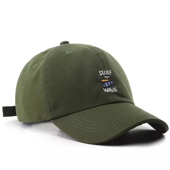 TOPI BASEBALL SURF WAVE / TOPI BORDIR SURF WAVE UNISEX REMAJA DEWASA RING BESI KUALITAS PREMIUM 1