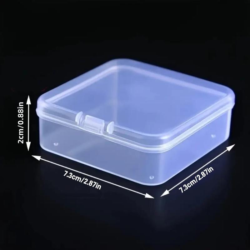 10pcs Transparent Storage Boxes, Mini Multi-functional Portable Storage Boxes, Creative Items Organizers 2