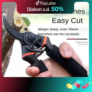 Gunting Dahan Fukuda SK5 / Ranting Bunga Tanaman-Stainless Steel Garden Shears Teflon Coated