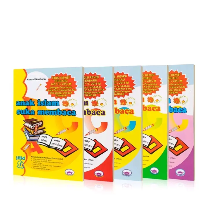 Buku 1 PAKET Anak Islam Suka Membaca (AISM) Jilid 1 - 5 ~ Edukasi Books