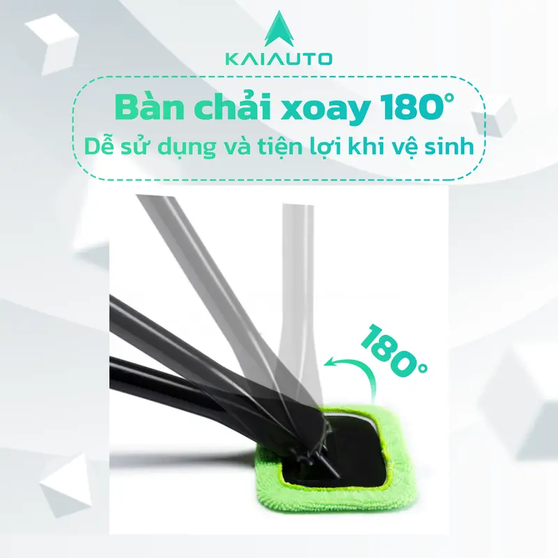 [GIÁ TỐT] Bàn chải lau kính đa năng xoay 180độ chuyên dụng tiện lợi cho ô tô - KaiAuto 4