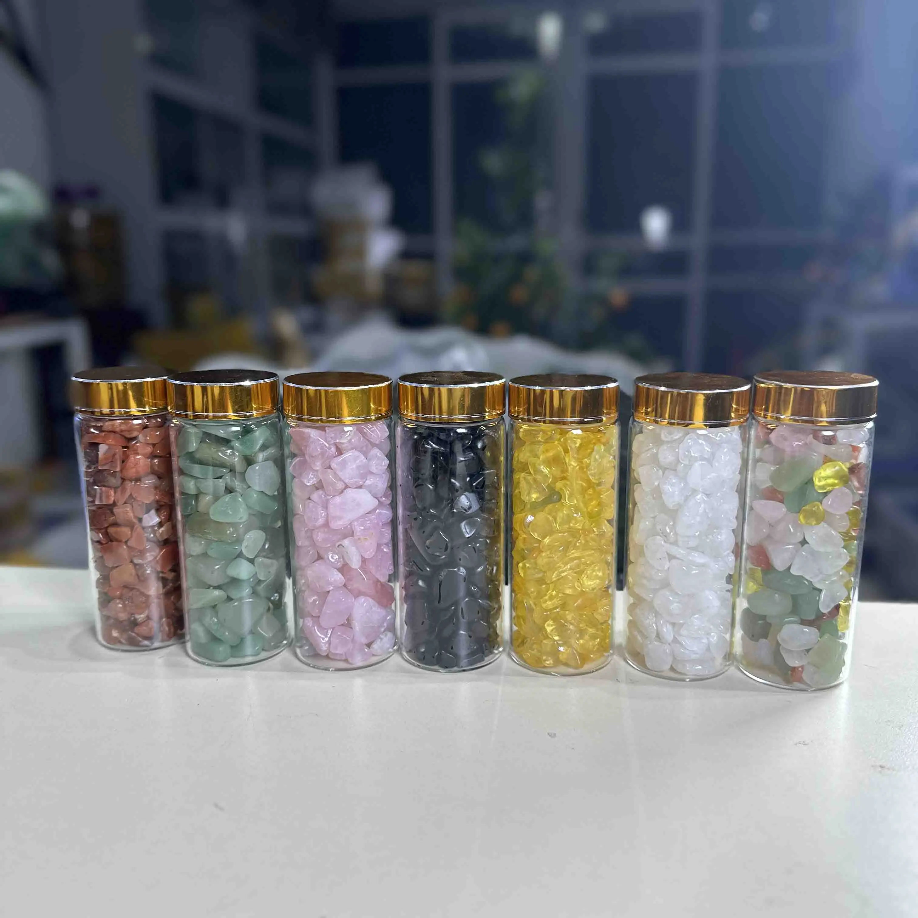 Lọ Đá Tự Nhiên Thanh Tẩy Thach Anh Trang Trí Phong Thuỷ