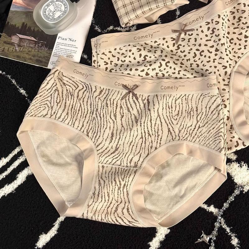 [Mã A10] Set 5 Quần Lót Nữ Cotton Hàn Mềm Mịn Họa Tiết Cá Tính Vikam