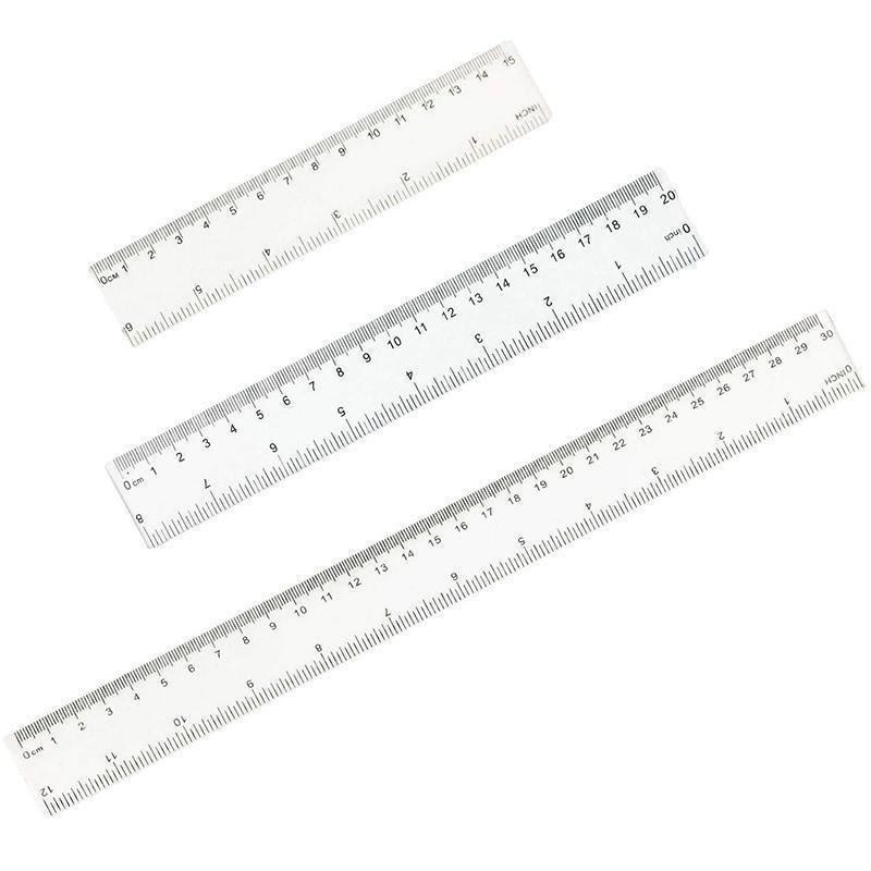 A Transparent Ruler Ruler Transparent Ruler Measuring Stationery ...