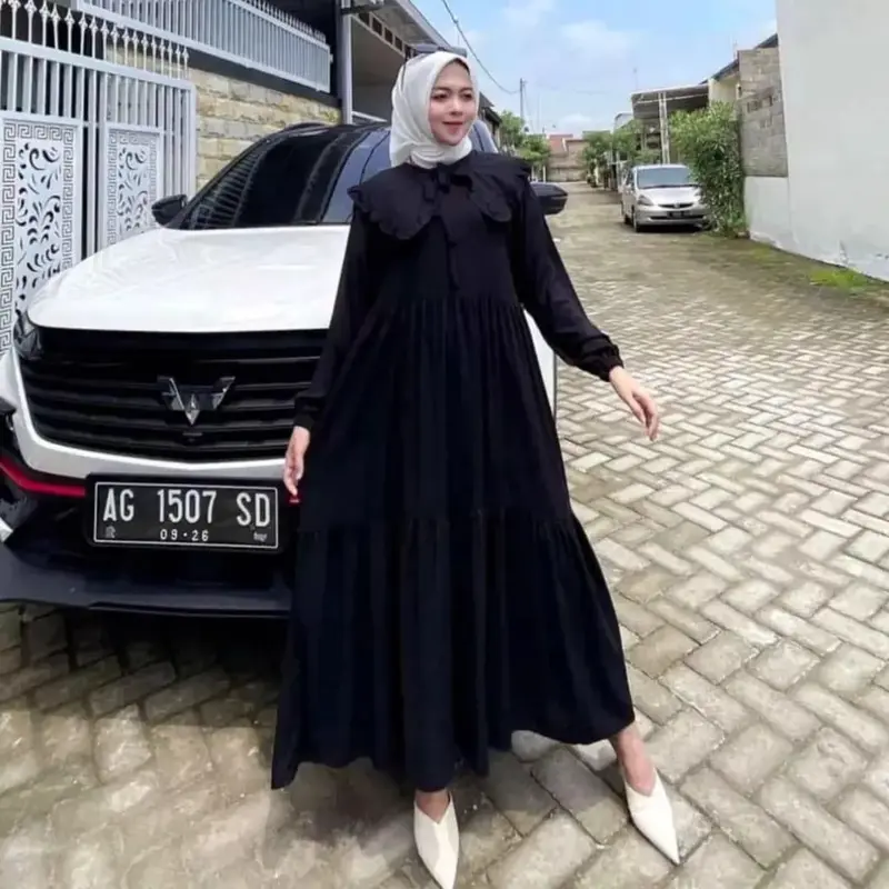 COD MARITA MIDI DRESS JUMBO POLOS 3